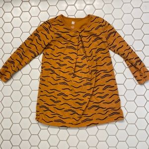 Tiger print tea tunic